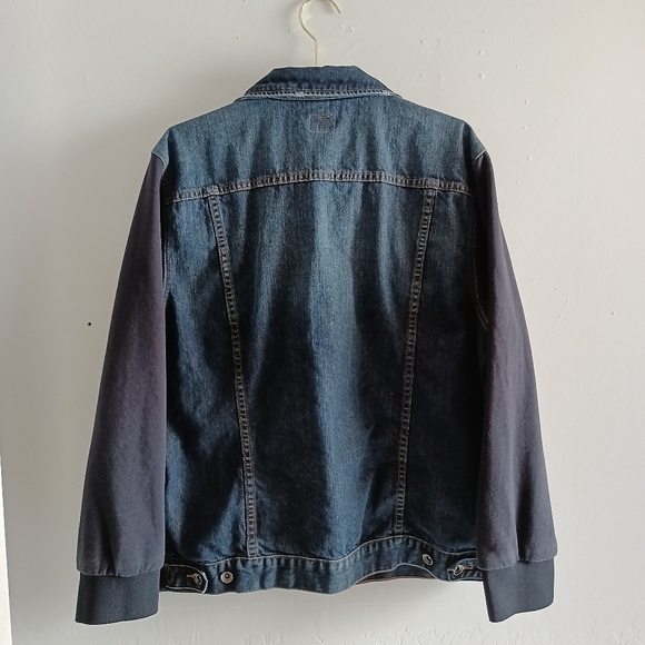 G by Guess Denim Bomber Jacket Distressed XXL - Picture 5 of 11